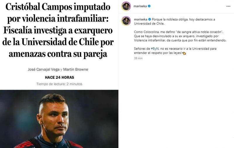 La parlamentaria valoró la decisión de Azul Azul, de rescindir el contrato de Campos, luego de conocerse la denuncia de VIF en su contra.