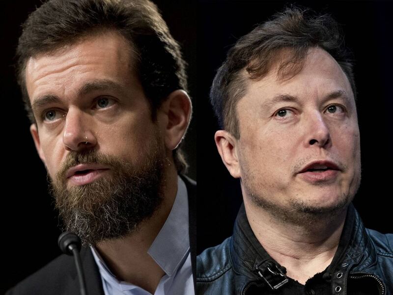 Jack Dorsey y Elon Musk