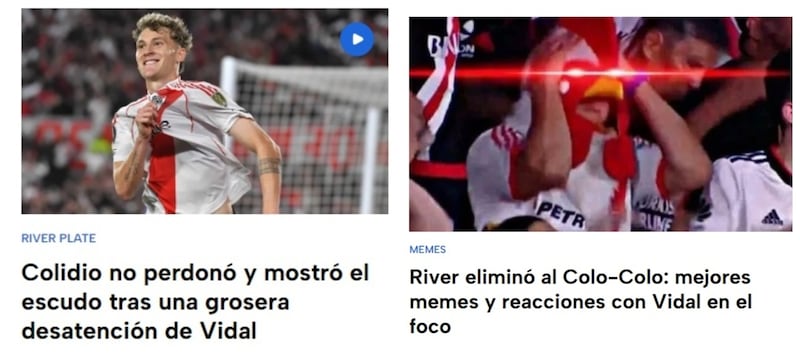 Los diarios y canales deportivos criticaron al mediocampista nacional luego de la eliminación de Colo Colo de Copa Libertadores.