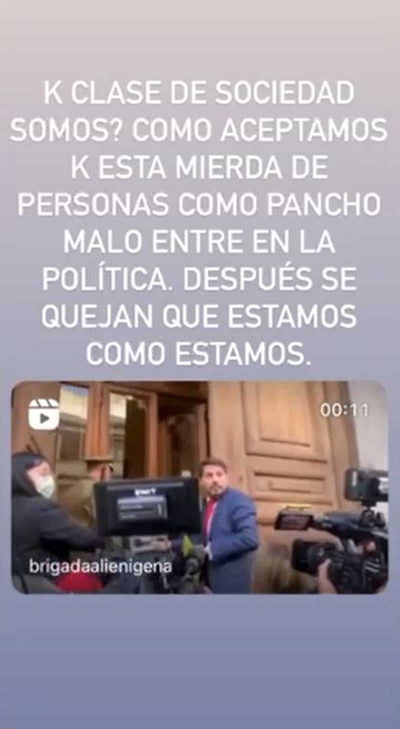 “¿Cómo aceptamos que esta mier** de persona entre a la política?”: Pablo Chill-E disparó contra Pancho Malo