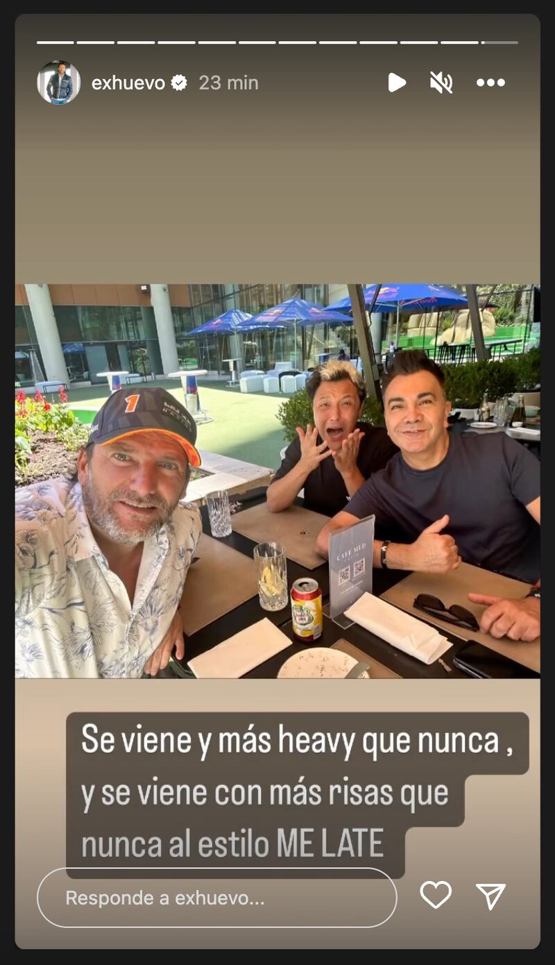 Historias de Daniel Fuenzalida | Fuente: Instagram