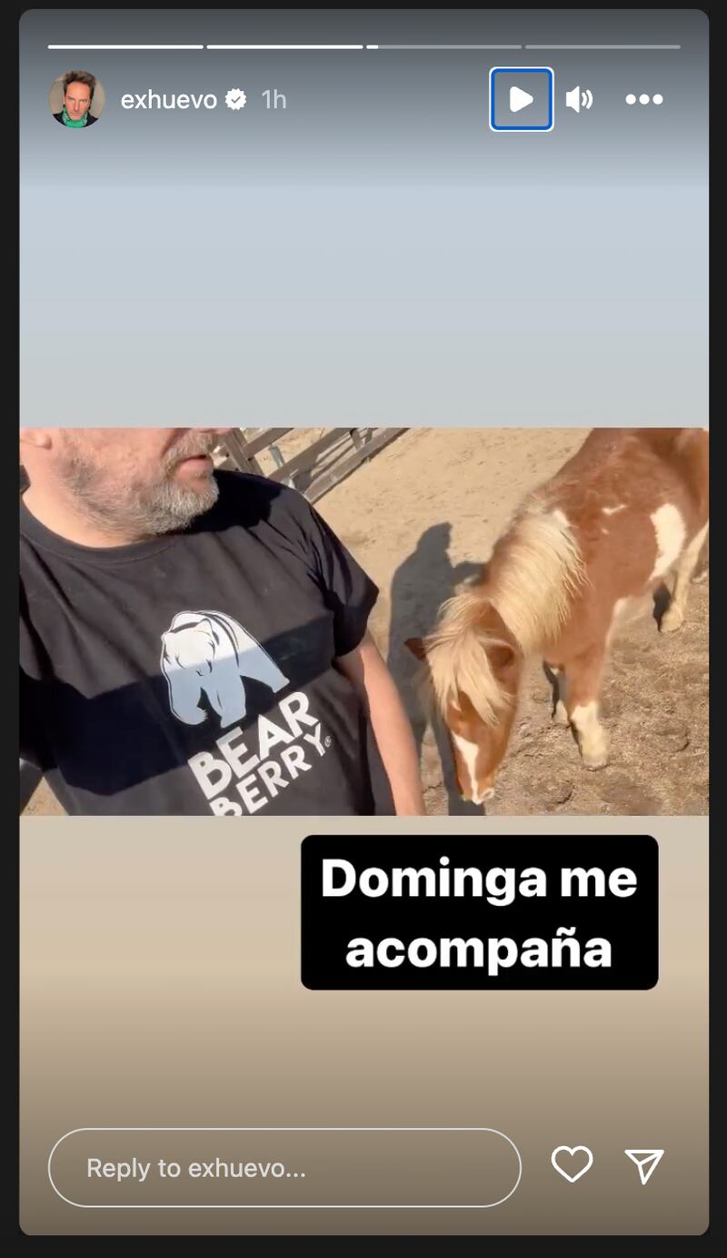 Historias de Daniel Fuenzalida | Fuente: Instagram