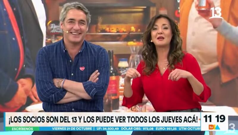 Pasadas las 11 de la mañana la animadora del matinal "Tu día", Priscilla Vargas, dio la noticia de haber estado primeros en el rating online. Al final de la jornada quedaron segundos, a sólo una décima de "Contigo en la mañana", que finalmente quedó primero.