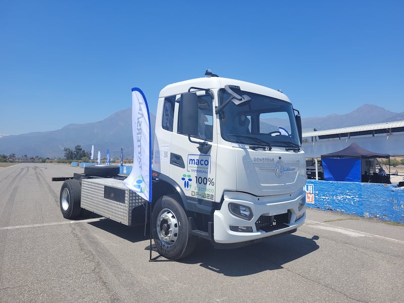 DongFeng presenta en Chile su nueva línea de camiones pesados y eléctricos