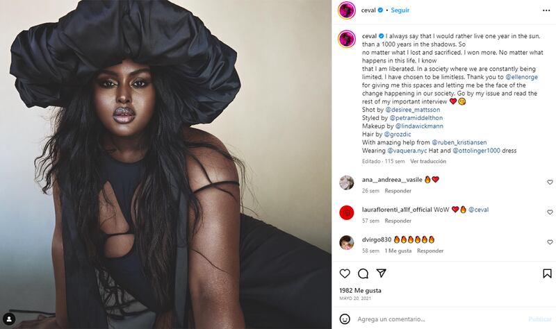 Gorda, negra y trans: la modelo de Zara que está enfureciendo a los españoles y a medio mundo.