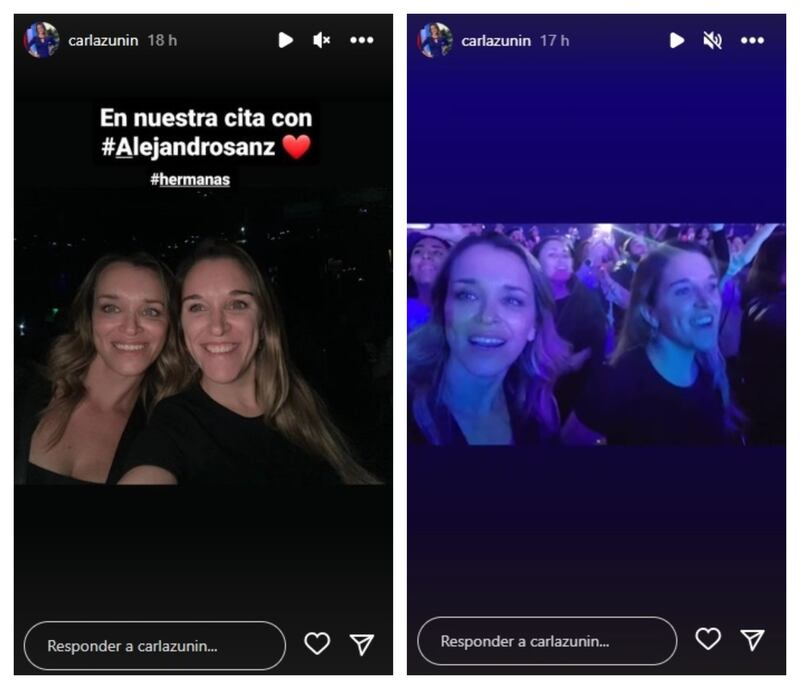 La periodista publicó en sus redes sociales la grata experiencia que vivió en el concierto de Alejandro Sanz.