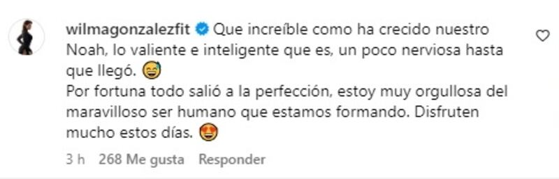 Gonzalo Egas compartió en sus redes sociales el arribo de su hijo Noah a Perú.