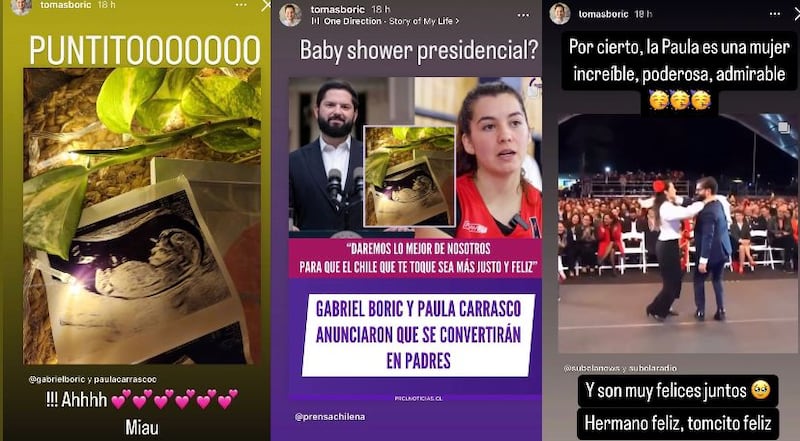 “Paula es una mujer increíble”: El especial mensaje del hermano de Gabriel Boric a su cuñada tras anunciar su embarazo