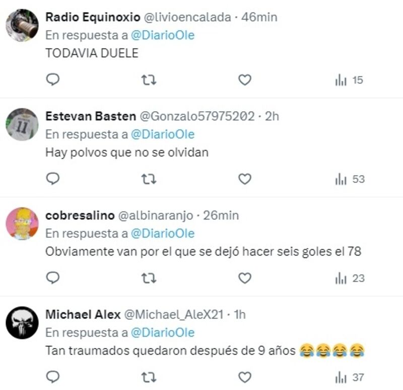 La publicación del diario argentino recibió una masiva respuesta de hinchas chilenos.