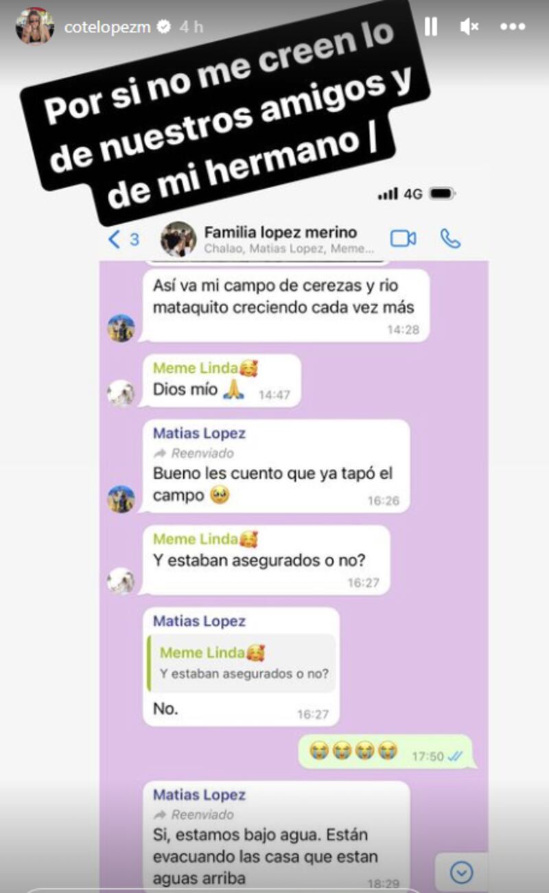 Historia de Coté López | Instagram