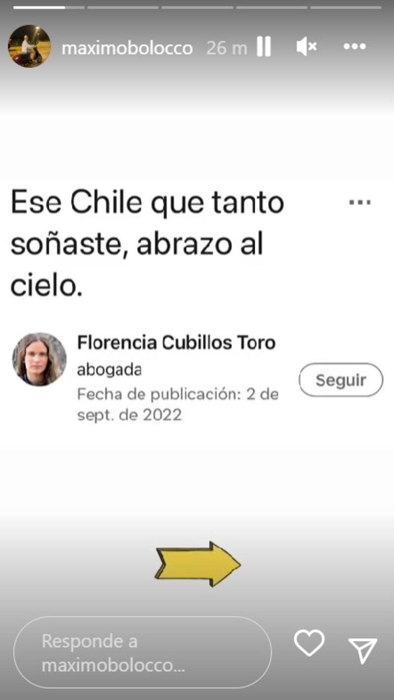 Instagram Máximo Bolocco