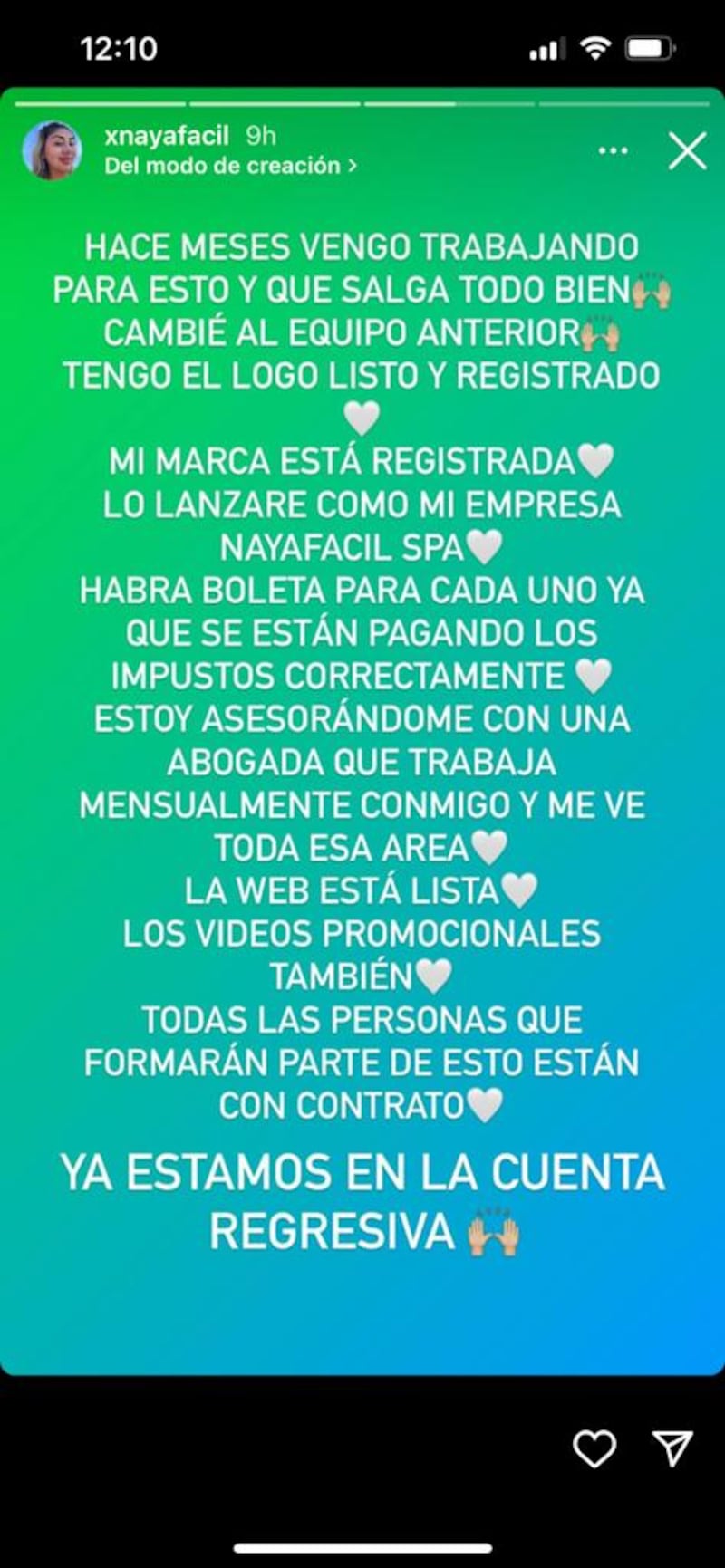 Naya Fácil ahora es una empresaria y aprendió: “Se están pagando los  impuestos correctamente” – Publimetro Chile