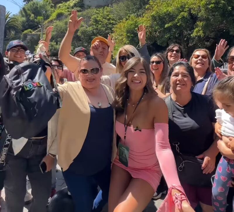 Haass  Urbina, candidata a Reina del Festival de Viña del Mar.