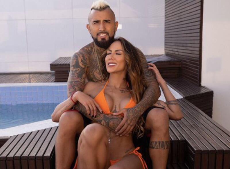 Sonia Isaza y Arturo Vidal | Instagram