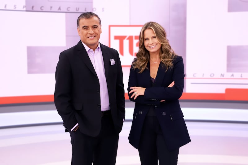 Soledad Onetto y Ramón Ulloa para Tele13 | Gentileza: Canal 13