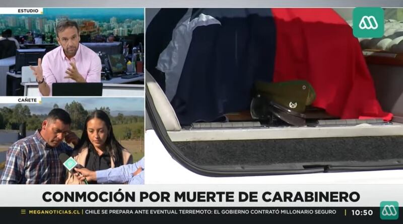 Moisés y Jocelyn Salazar fueron entrevistados esta mañana en Meganoticias para hablar de la muerte de su hermano, el efectivo de Carabineros Álex Salazar.