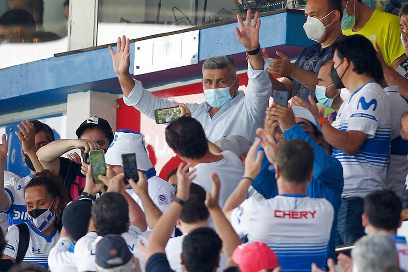 El "Beto" Acosta está de visita en Chile.