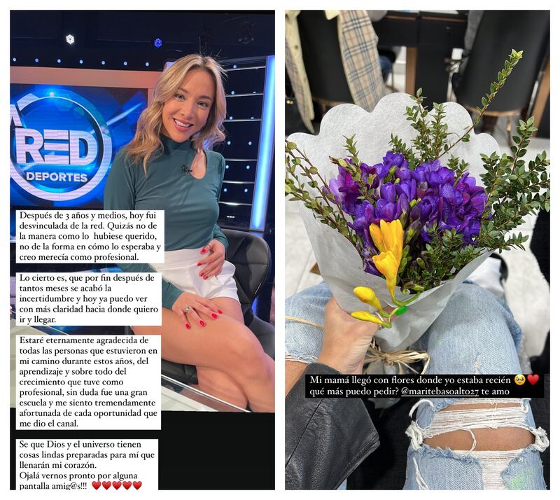 Natalia Mandiola fue desvinculada esta semana del canal La Red.