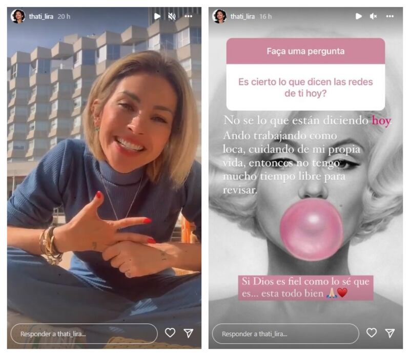 La brasileña entregó su opinión en redes sociales respecto de los rumores que entregó Raquel Argandoña por su reconciliación con Mauricio Isla.