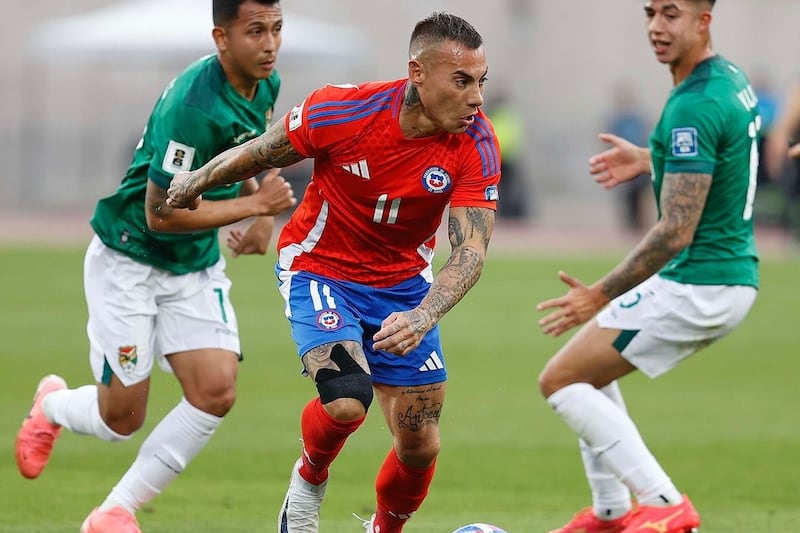 Eduardo Vargas anotó el único gol de Chile en la histórica derrota sufrida ante Bolivia.