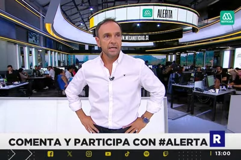 En su regreso al noticiario de Mega, el periodista pidió este 10 de marzo que "no empiecen a cruzar cosas" luego de su frustrado paso al matinal "Mucho Gusto".