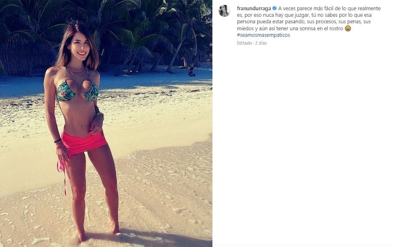 La exchica reality ya había alertado a sus seguidores de Instagram a mediados de esta semana por su estado de ánimo.