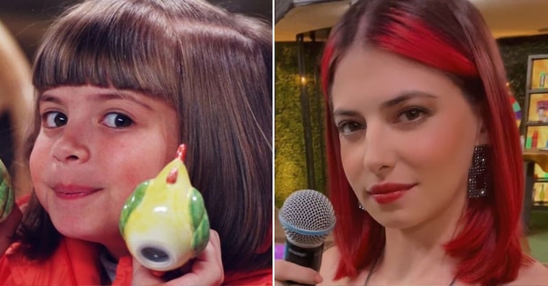 Daniela Aedo en 'Vivan los niños' y en la actualidad