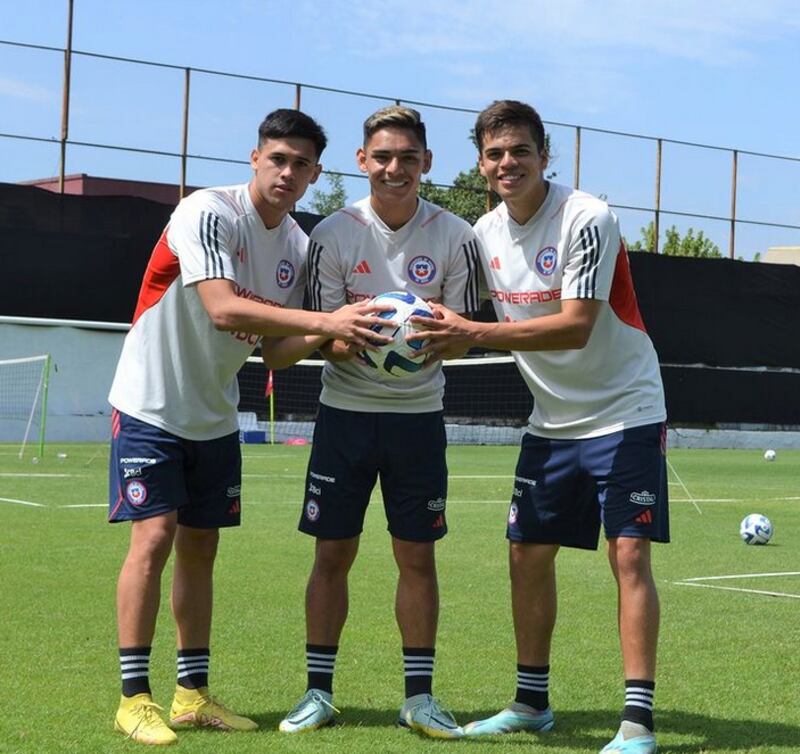 Gabriel Norambuena, Joan Cruz y Vicente Conelli / @laroja