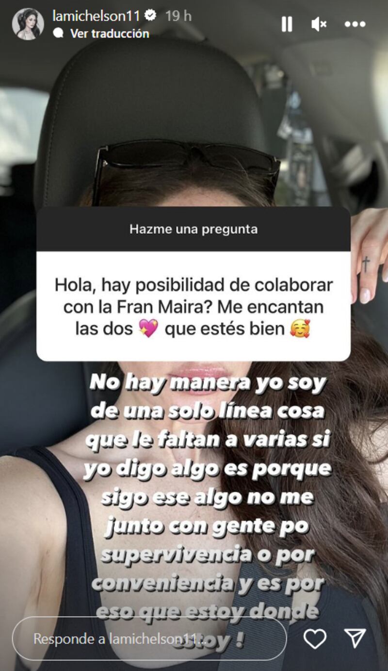 Historia de Ignacia Michelson | Instagram