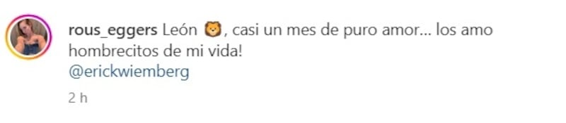 La pareja anunció esta tarde en sus redes sociales el nacimiento de su bebé.