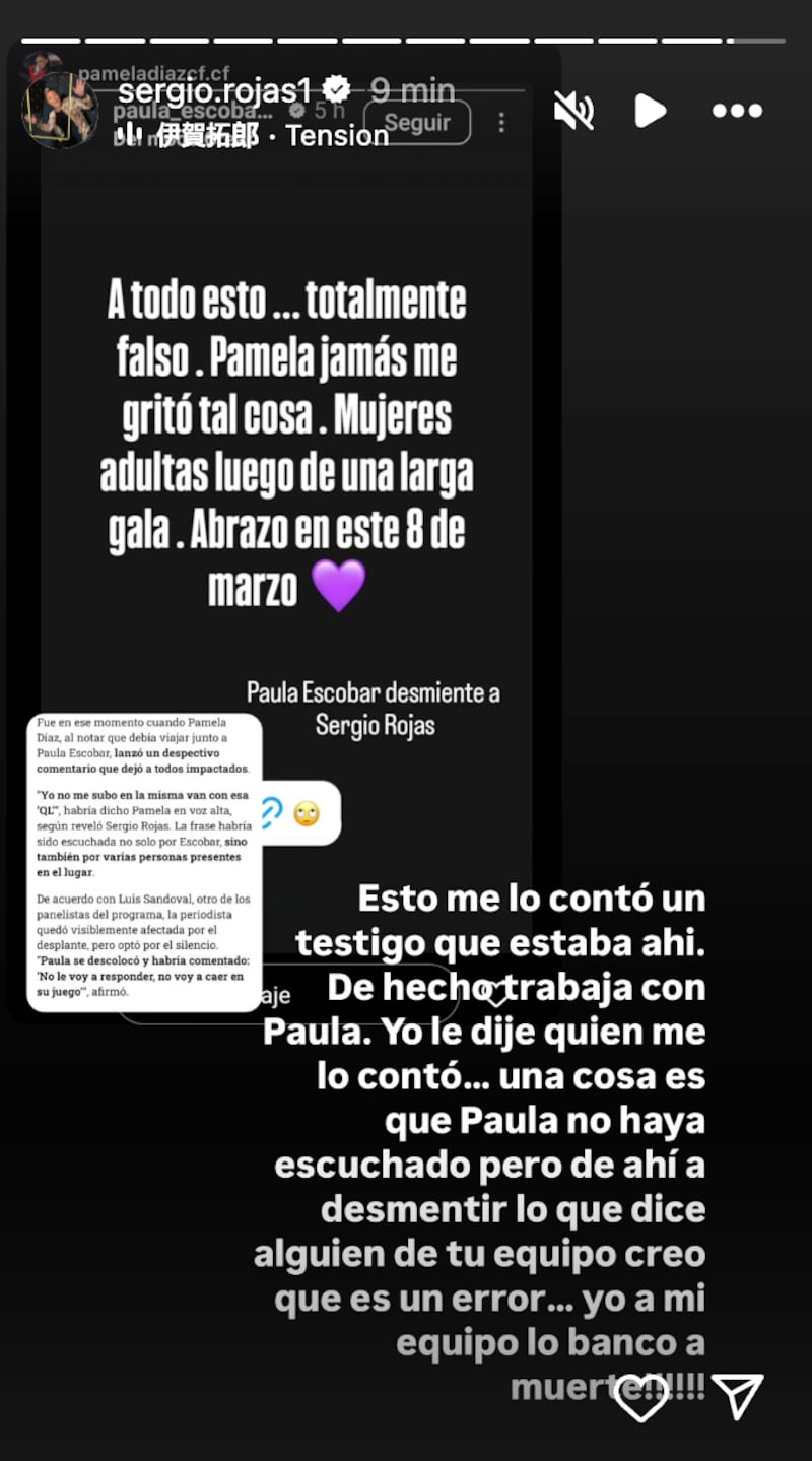 Historia de Sergio Rojas | Fuente: Instagram @sergio.rojas1