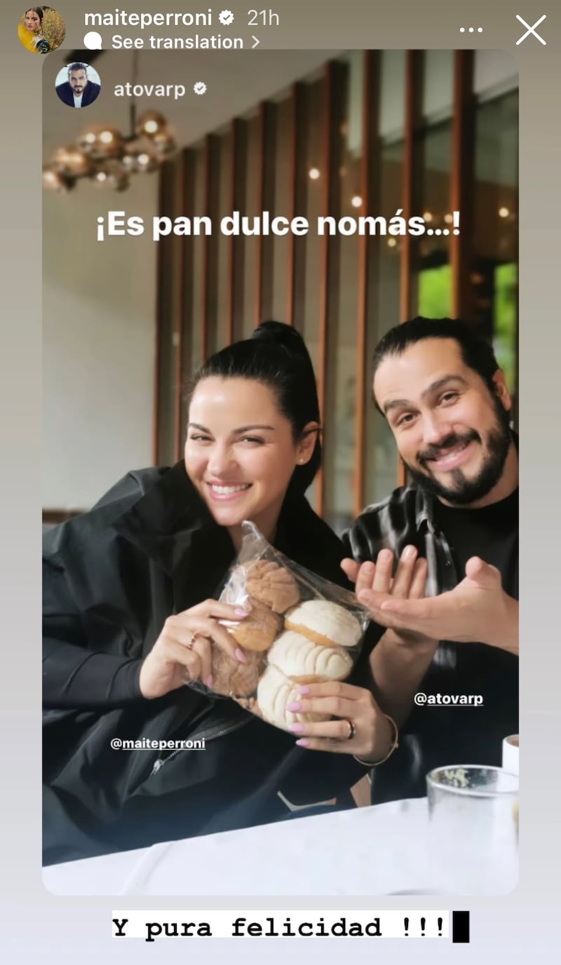 Maite Perroni desmiente su embarazo