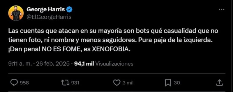 El humorista venezolano acusó que hubo xenofobia en su contra tras fracaso en el Festival de Viña.