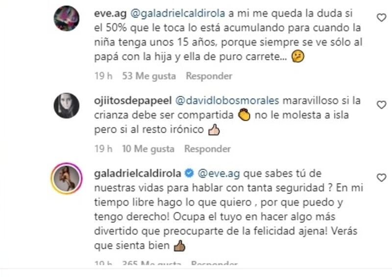 La influencer española se indignó con quienes la criticaron en redes sociales.