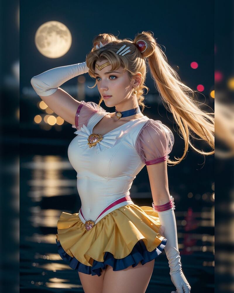 Serena de Sailor Moon. My Smart Arts