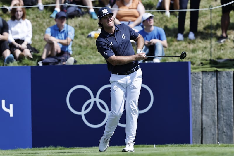 El golfista inició su participación en los JJOO entre los 15 primeros deportistas.