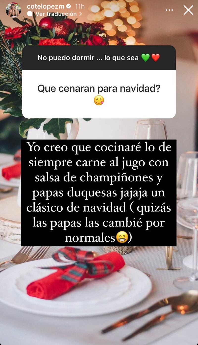 Historia de Coté López | Instagram