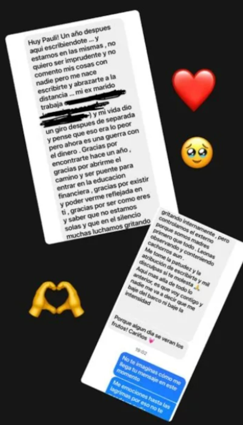 Paula Pavic vía Instagram. Captura de pantalla