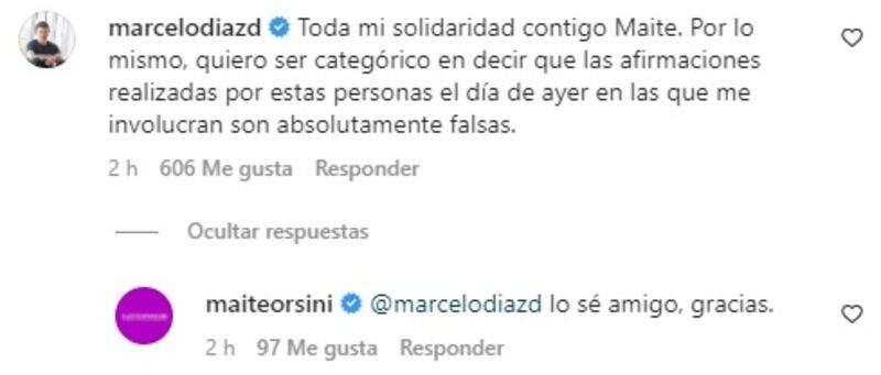 El excongresista y abogado desmintió los rumores de un amorío con la diputada Orsini mientras estuvo casado con Millaray Viera.