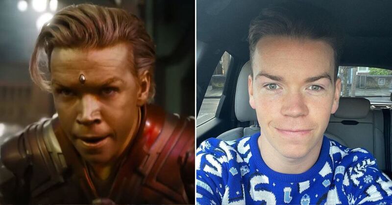 Will Poulter en 'Guardianes de la Galaxia Vol. 3' y la vida real