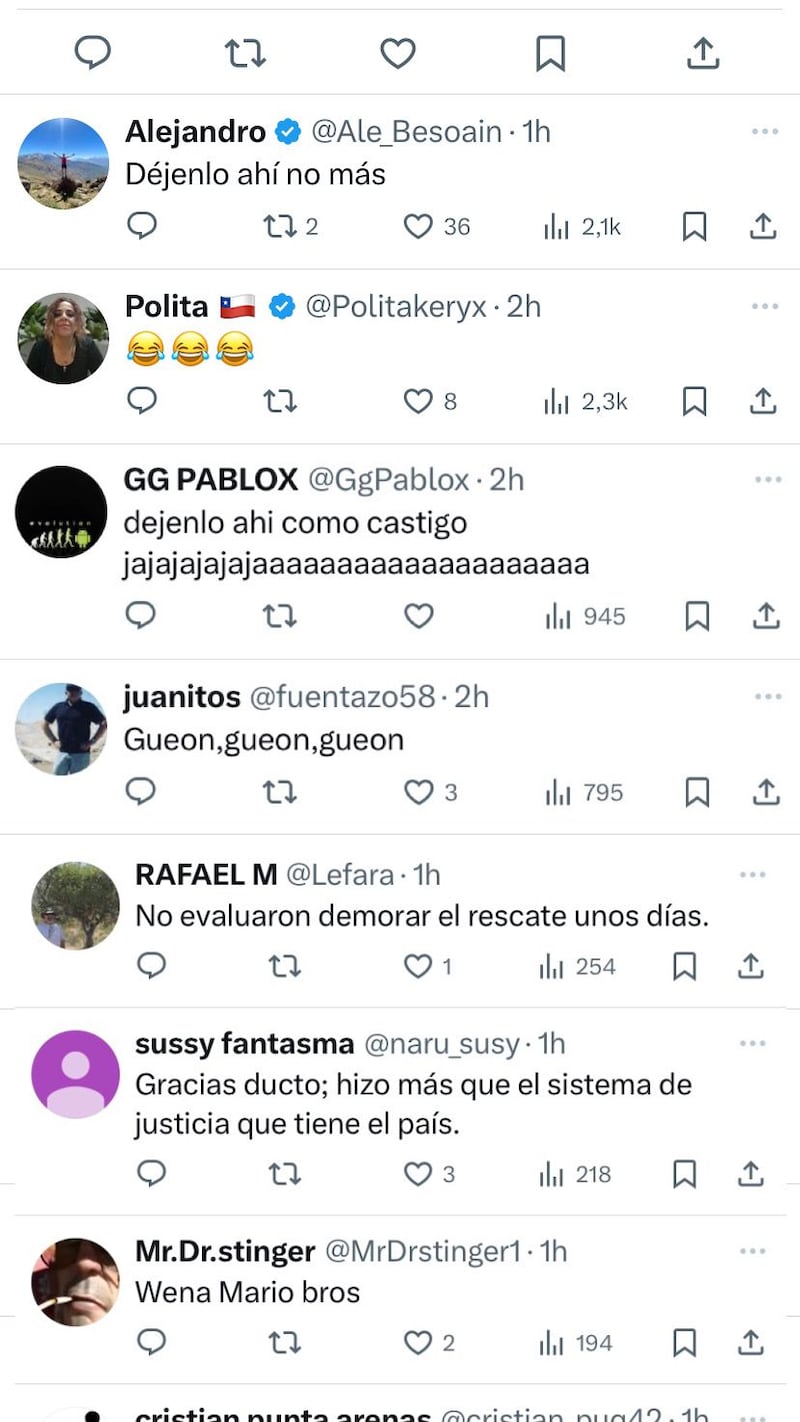 Reacciones en redes