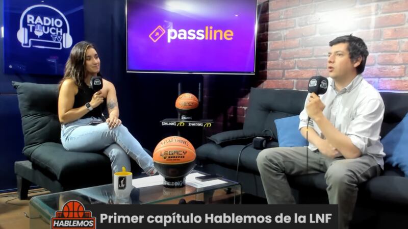 "Tenemos un gran equipo" - Fernanda Ovalle en Hablemos de la LNF | Captura: Youtube de Hablemos de Basquet