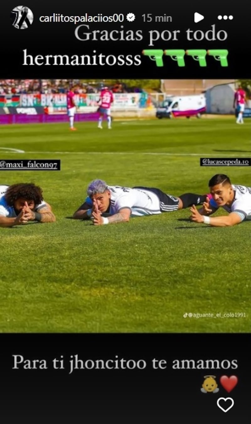 El jugador del Cacique anotó el tercer gol de Colo Colo a Palestino, un tanto de penal que le dedicó a su fallecido sobrino.