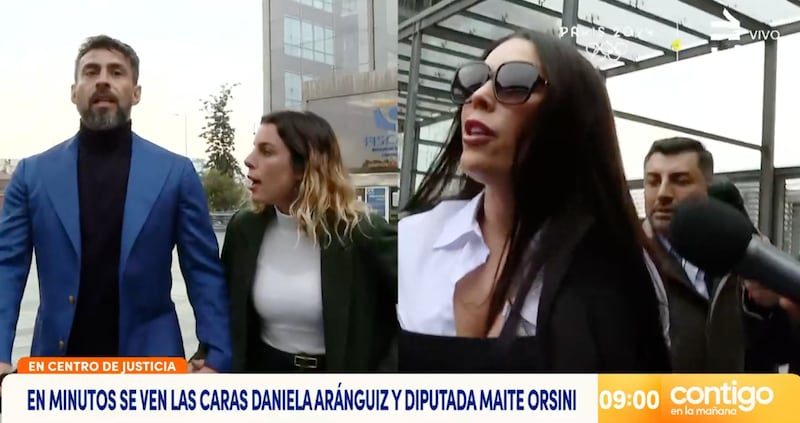 Maite Orsini antes del juicio contra Daniela Aránguiz