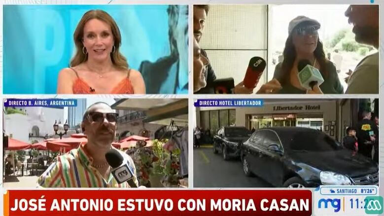 El periodista reconoció que dejó de lado su profesionalismo al momento de entrevistar a Moria Casán en las elecciones presidencial del pasado domingo en Argentina.