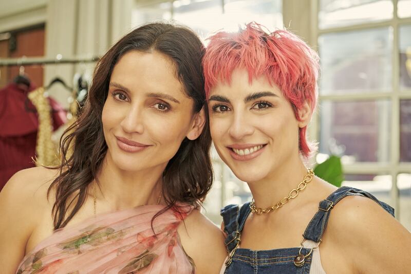 Las actrices Leonor Varela y Carmen Zabala.