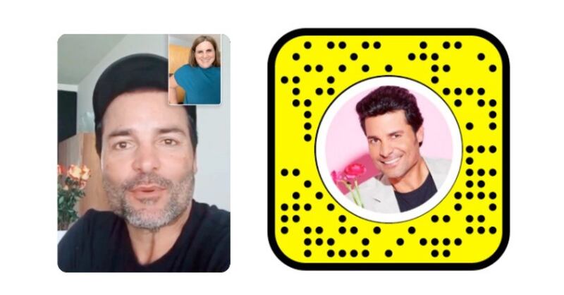 Chayanne en Snapchat