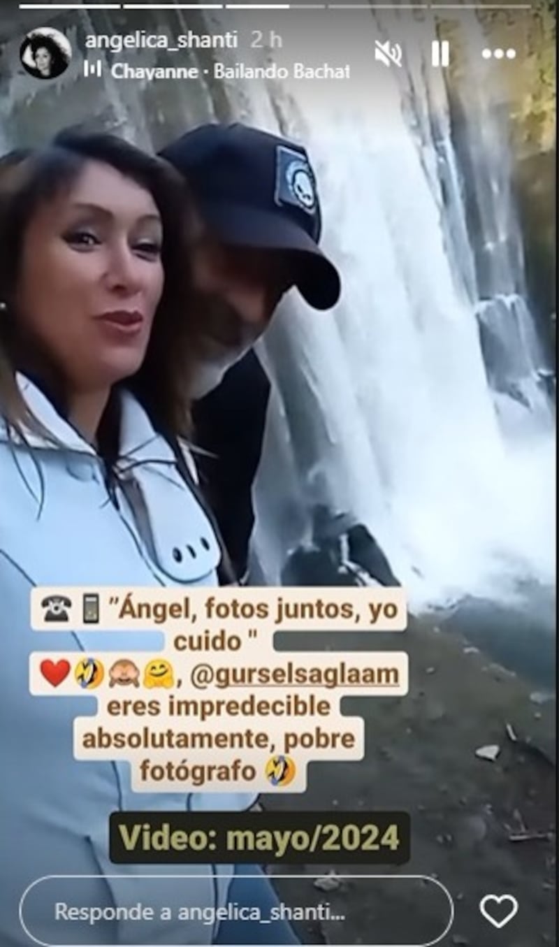 Angélica Sepúlveda sorprendió al anunciar que posará acompañada en plataforma para adultos. Captura de Instagram