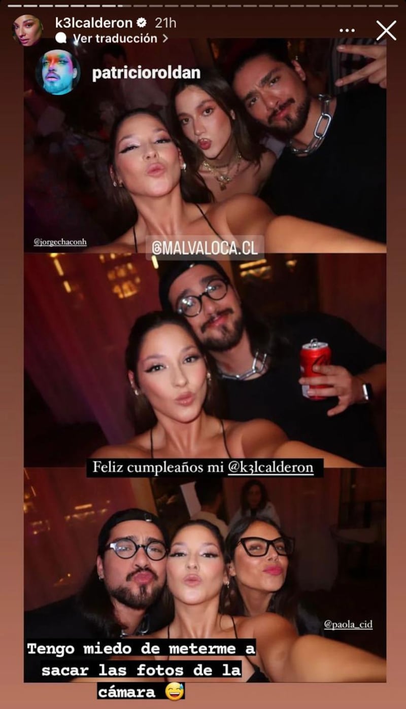 Cumpleaños de Kel Calderón. Fotografía de Instagram.