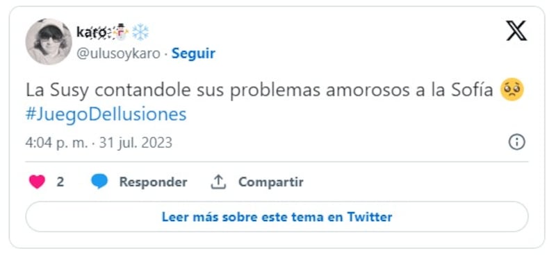 Captura de Twitter.